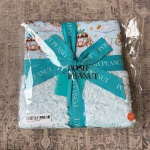 Posh Peanut Catherine Luxette Ruffled Minky Blanket New